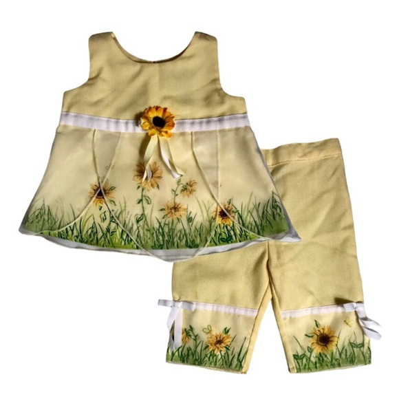 Youngland Baby 2 Piece Pants Outfit - Sunflower - Picture 5 of 16